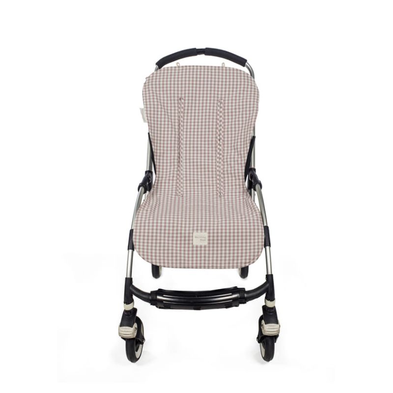 Forra acolchoada Vichy Moka da Walking Mum 2